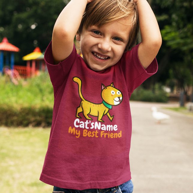 Camiseta Personalizar o melhor gato amigo (Criador carregado)