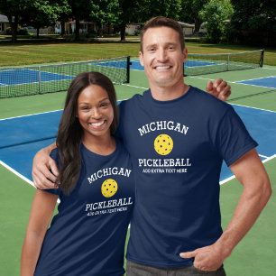 Camiseta Personalizar o nome do parceiro do Michigan Pickle