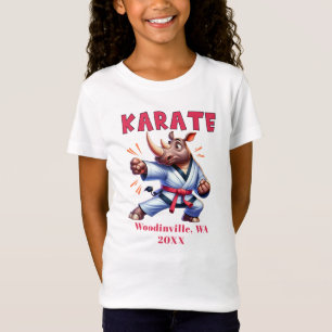 Camiseta Personalizar o profissional do Karate Nome Data
