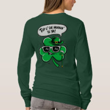 Personalizar O Topo Da Manhã Shamrock