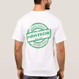 Camiseta Personalizar ovos genéricos de Fazenda Veggies Ovo