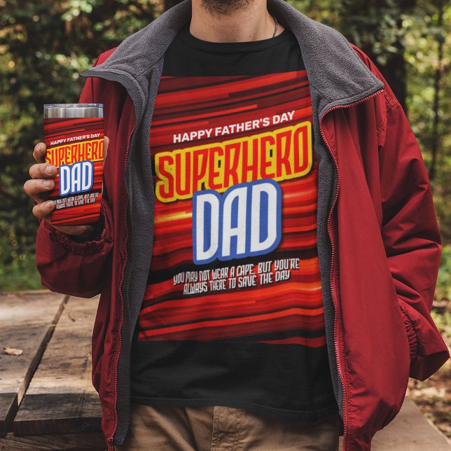 Camiseta Personalizar Pai SuperHero (Criador carregado)