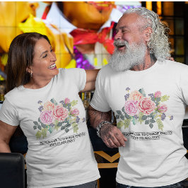 Camiseta Personalizar Personalizar Texto de Trabalho de art