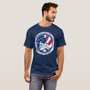 Camiseta Personalizar propaganda patriota americana de trab