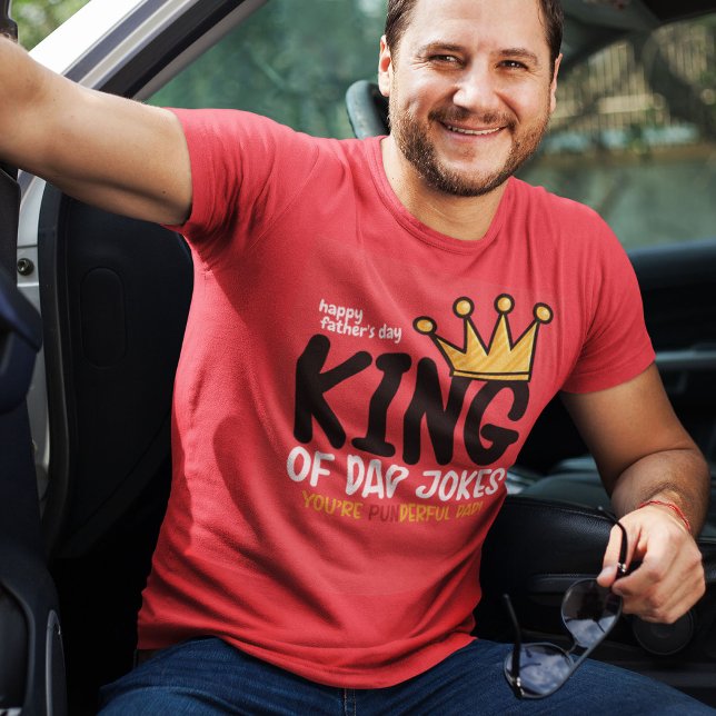 Camiseta Personalizar Rei das Piadas Pais (Criador carregado)