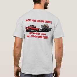Camiseta Personalizar Serviço de Transporte de Entulho Marc
