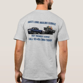 Camiseta Personalizar Serviço de Transporte de Entulho Marc