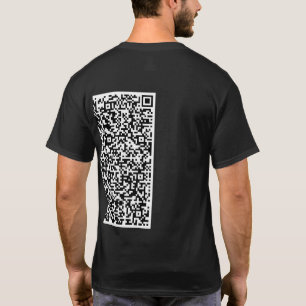 Camiseta Personalizar sua Verificação de Código QR Informaç