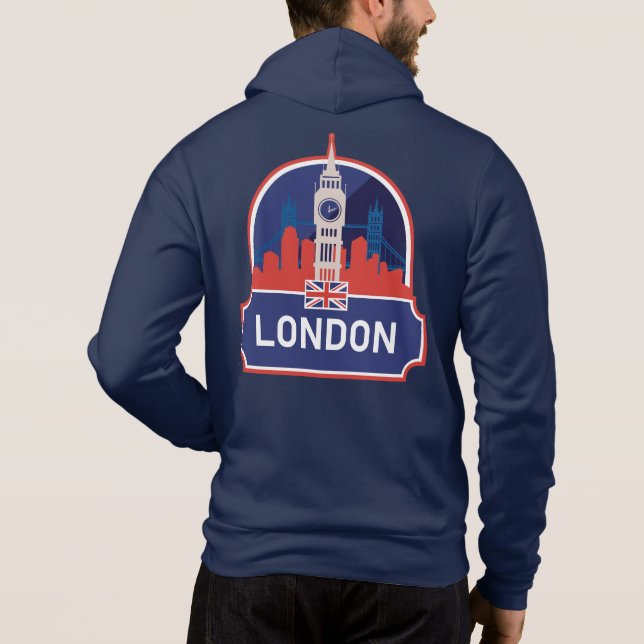 Camiseta Personalizar Texto Londres (Verso)
