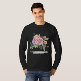 Camiseta Personalizar Trabalho de arte de Fotografia Escuro