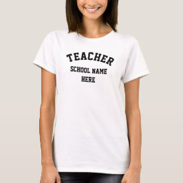 Camiseta Personalizar trabalho profissional de professores 
