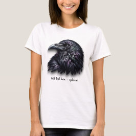 Camiseta Personalizável Cabeça de Corvo