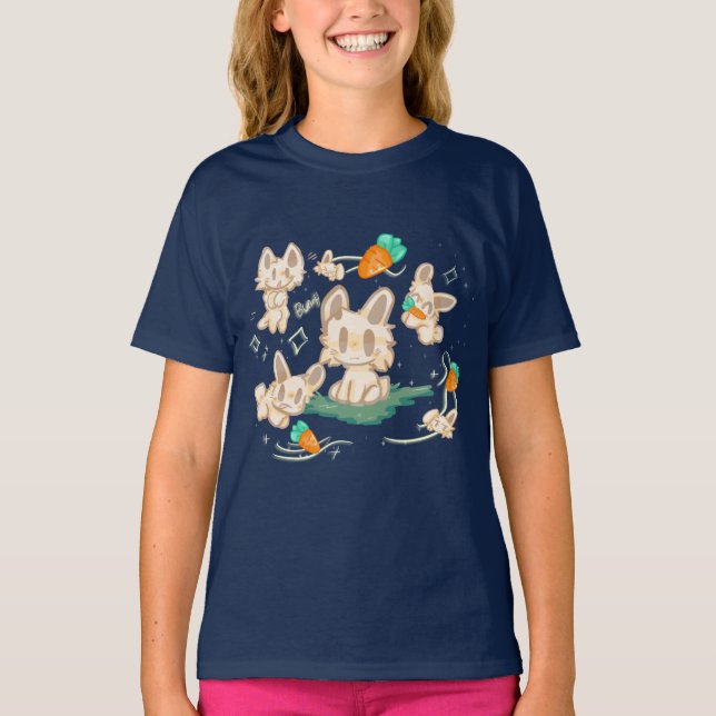 Camiseta personalizável de caos de algodão (Frente)