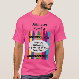 Camiseta Personalizável de Reunião de Família
