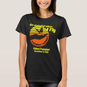 Camiseta Personalizável Em Asas Grateful Transplante T-