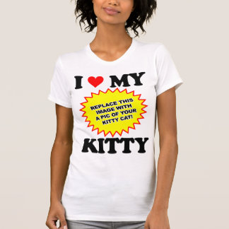 Camiseta PERSONALIZÁVEL Eu Amo Meu Gatinho