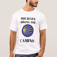 Personalizável "Michael Hiking the Camino"