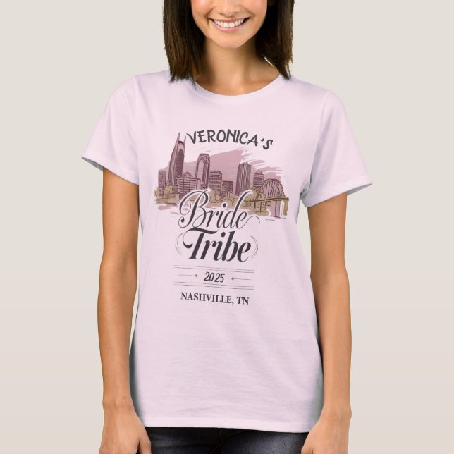 Camiseta Personalizável para Despedida de Solteira (Frente)