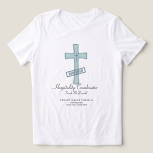 Camiseta personalizável para grupos cristãos