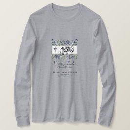 Camiseta personalizável para grupos cristãos