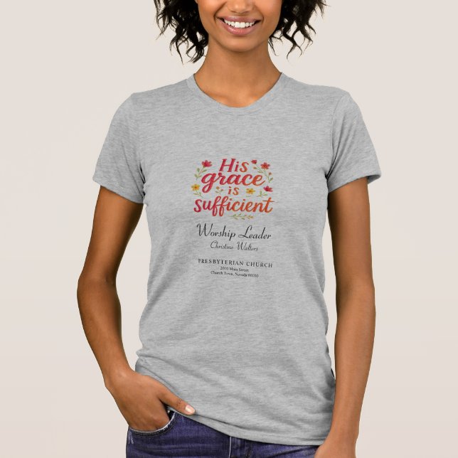 Camiseta personalizável para grupos cristãos (Frente)
