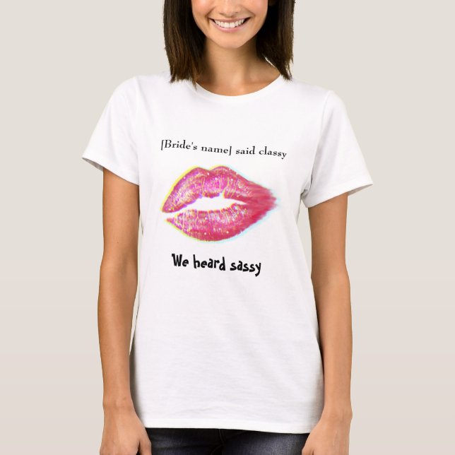 Camiseta personalizável para madrinhas (Frente)