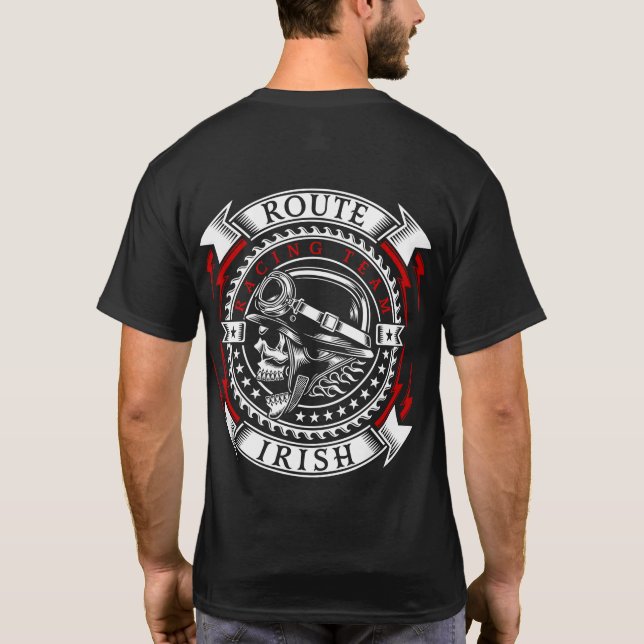 Camiseta Personalizável "ROUTE IRISH RACING TEAM 3" (Verso)