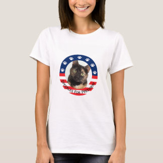Camiseta Personalizável Seu Pet Para Presidente
