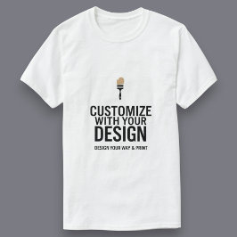 Camiseta Personalizável Simples Branco Negócios Corporativo