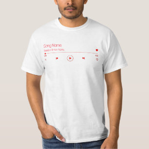 Camiseta Personalizável Sua Música Favorita