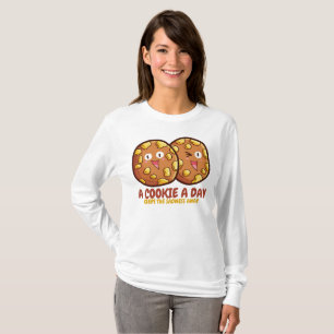 Camiseta Personalizável um cookie por design dia