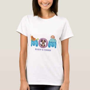 Camiseta Personalize a mãe do cão