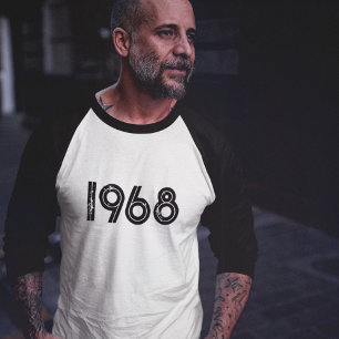 Camiseta Personalize Ano de Nascimento Aniversário Clássico