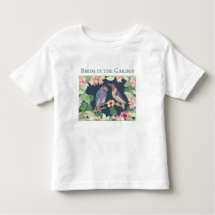 Camiseta Personalize as aves tropicais no jardim