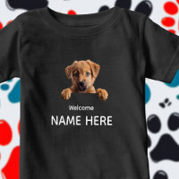 Personalize Cachorrinho de Boas-Vindas Fofo 