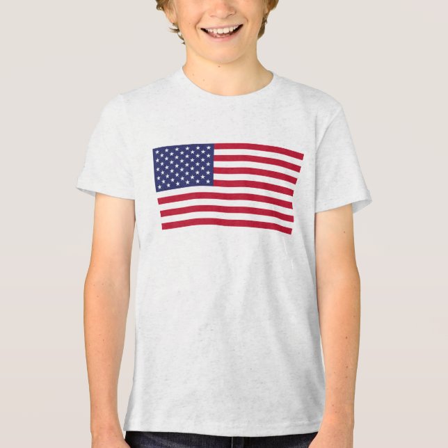 Camiseta Personalize com seu nome EUA Estados Unidos (Frente)