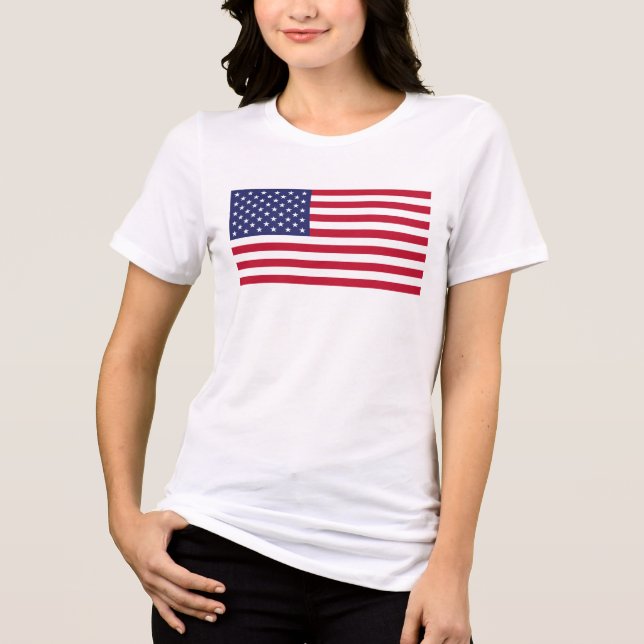 Camiseta Personalize com seu nome EUA Estados Unidos (Frente)