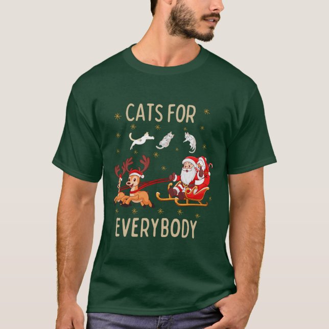 Camiseta Personalize Este Design: Gatos para Todos (Frente)
