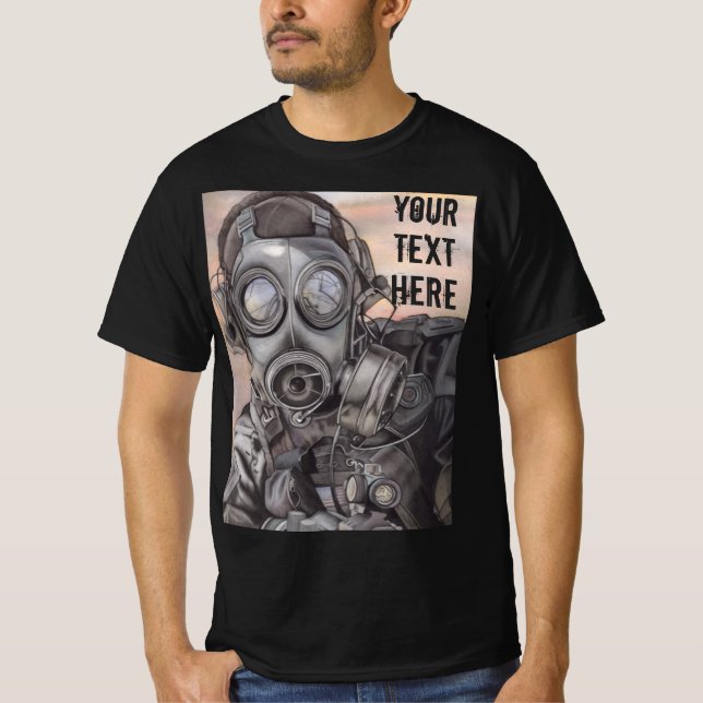 Camiseta Personalize este Prepper de Guerra (Frente)