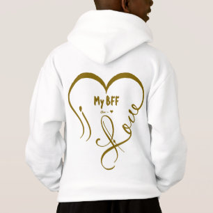 Camiseta Personalize Eu Amo Meu Melhor Amigo • Você = ♥