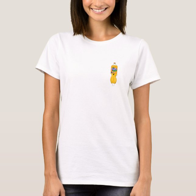 Camiseta Personalize fantástico, refrigerante laranja (Frente)