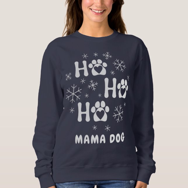 Camiseta Personalize Ho Ho Mama Cachorrinho (Frente)
