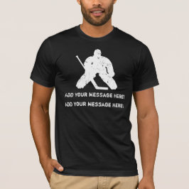 Camiseta Personalize, Hockey Goalie