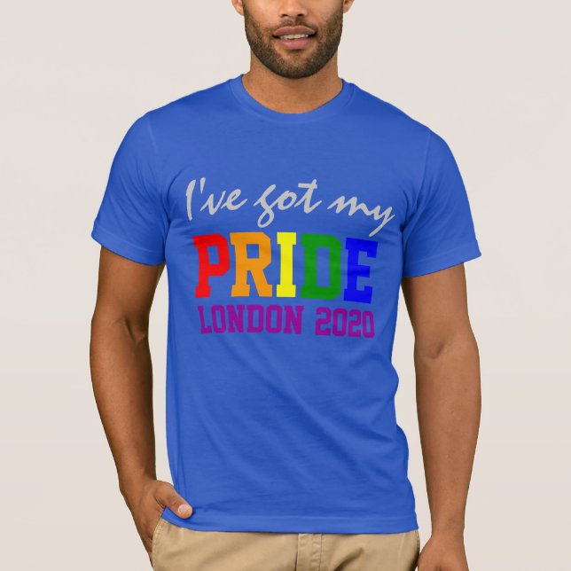 Camiseta Personalize local e data Tenho o meu Orgulho (Frente)