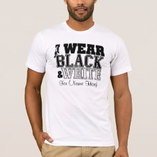 Camiseta Personalize-me vestem o cancer Carcinoid preto &