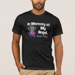 Camiseta Personalize na memória de meu cancer de tiróide