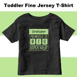 Camiseta Personalize nome irmão grande verde