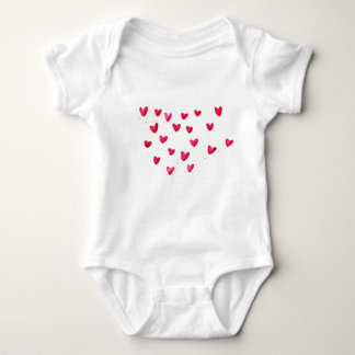 Camiseta Personalize o nome com corações alegres