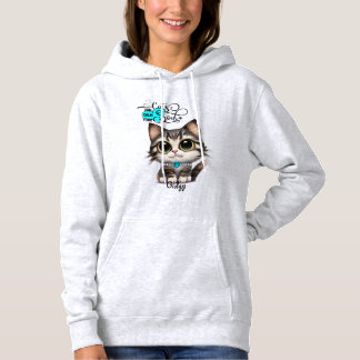 Camiseta Personalize o nome do seu gato, a Cat pode acalmar