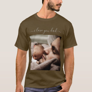 Camiseta Personalize o seu Pai Fotografar Presente de Camis